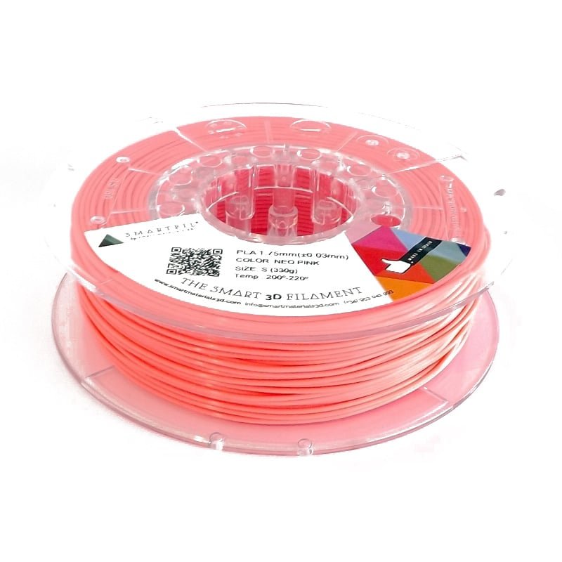 Carretel de Filamento PLA Smartfil 1.75mm Neo Rosa 330g