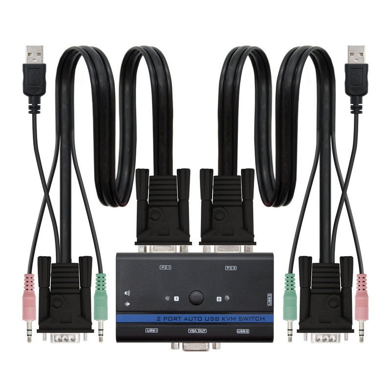 Image of Switch KVM nanocavo VGA/USB/Jack 3,5 mm