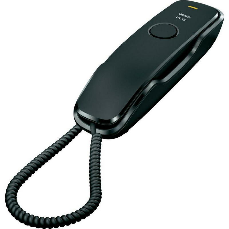 Gigaset DA210 Teléfono Compacto Fijo Negro