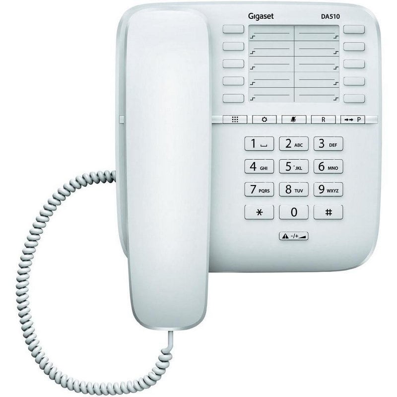 Gigaset DA510 Teléfono Compacto Fijo Blanco