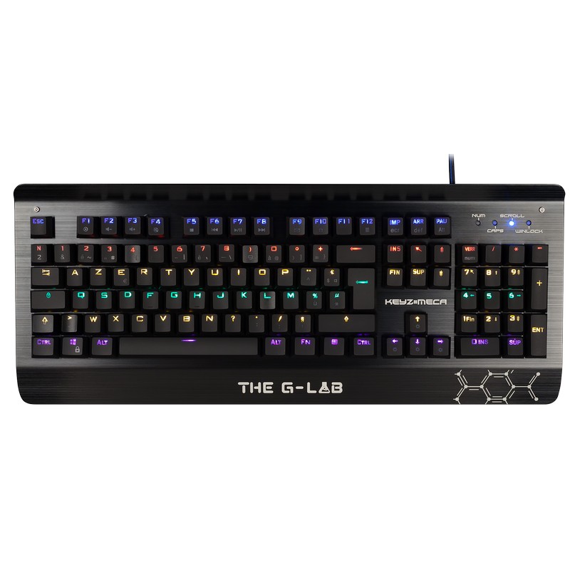 Pack The G-Lab Keyz Meca Teclado Mecánico Gaming Retroiluminado + The G ...