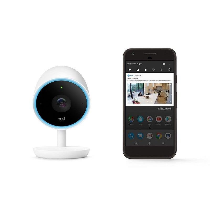 Videocamere Di Sorveglianza Google Nest Cam IQ FullHD Visione Notturna Interna IA Audio Bidirezionale - Foto 6