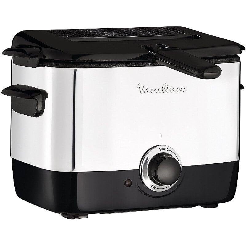 Friteuse Moulinex Minifrito AF220010 Compacte Fenêtre 1L 1000W Acier Inoxydable