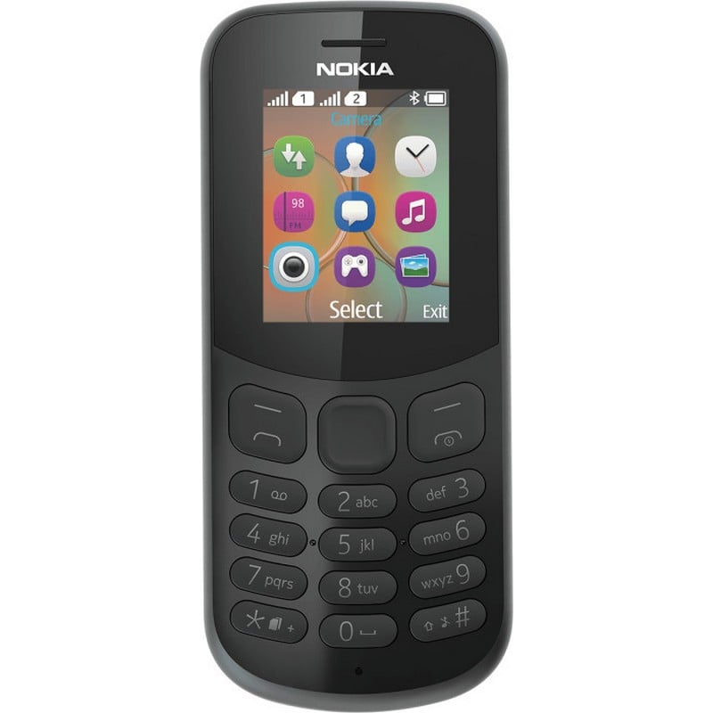 Celular Nokia 105 Dual Chip + Rádio FM + Lanterna Tela 1.8- Preto