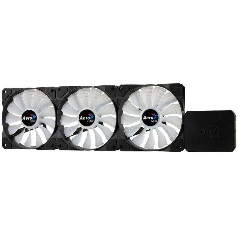 Aerocool Project 7 P7-F12 Pro Kit 3 Ventiladores 120mm + P7-H1 Hub Controlador Aerocool Project 7 P7-F12 Pro Kit 3 Ventiladores 120mm + P7-H1 Hub Controlador