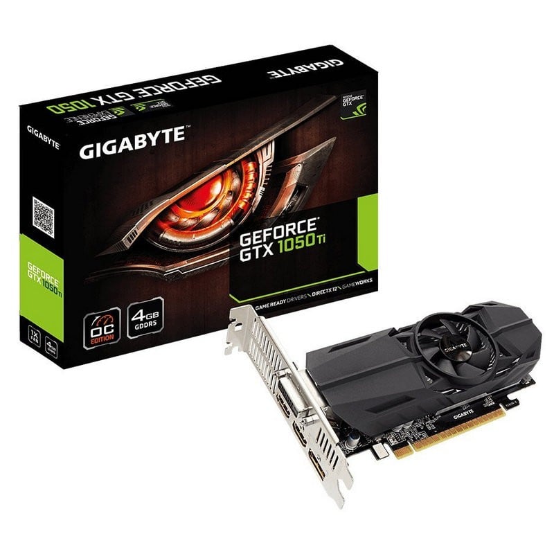 Gigabyte GeForce GTX 1050Ti OC 4GB Low Profile GDDR5