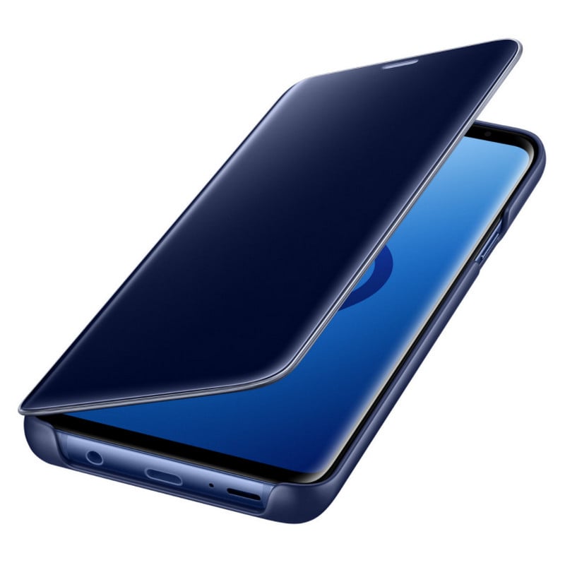 Samsung EF-ZG965 Clear View Standing Cover Azul para Samsung Galaxy S9 ...