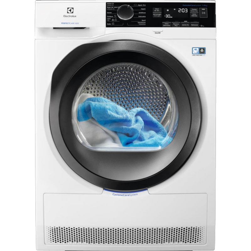 Electrolux EW8H2966IR Secadora Bomba de Calor de Carga Frontal 9Kg A++ Blanca