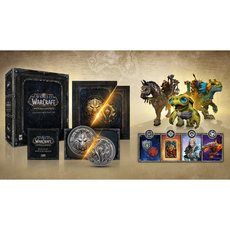 World Of Warcarft: Battle For Azeroth Collertor's Edition ...