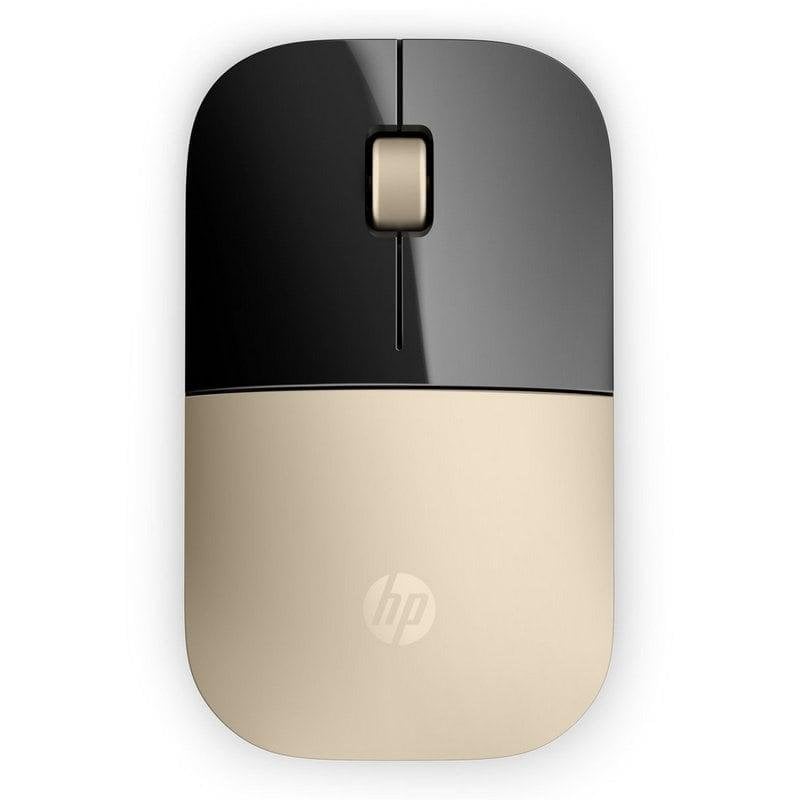 Rato HP Z3700 Sem Fios 1200 DPI RF Dourado Ambidestro Portátil