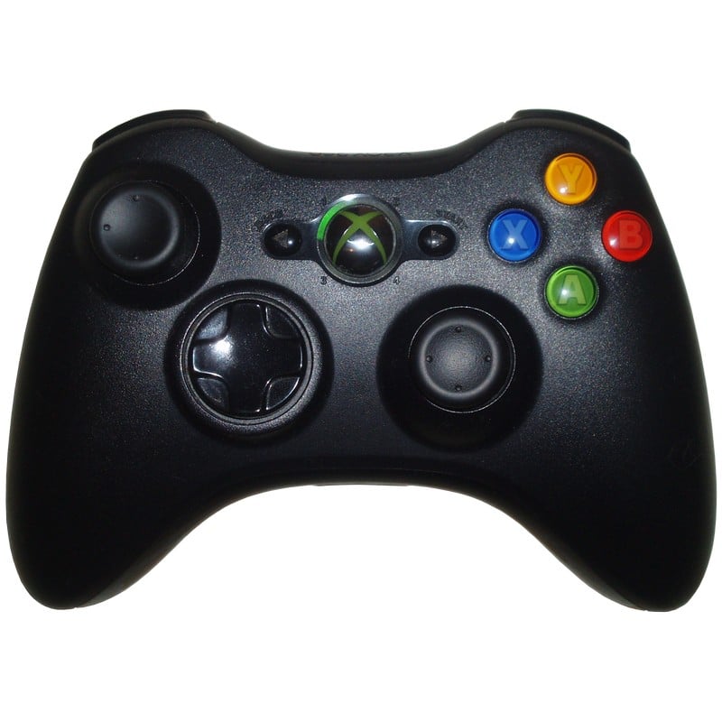 Pack Microsoft Xbox 360 Wireless Controller Negro + Dos Baterías Prif
