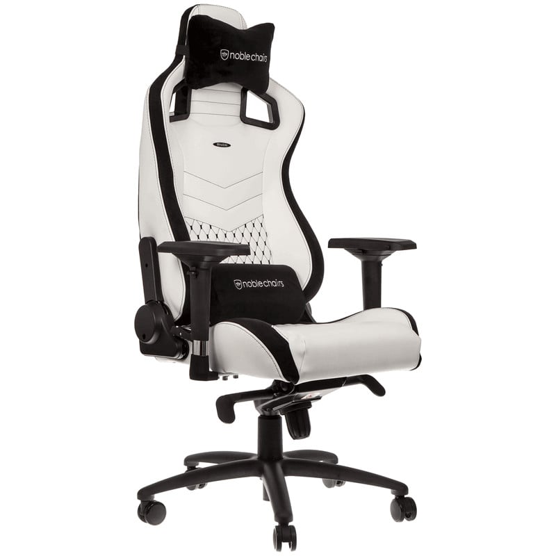 Noblechairs Epic sedia da gioco imbottita bianca video