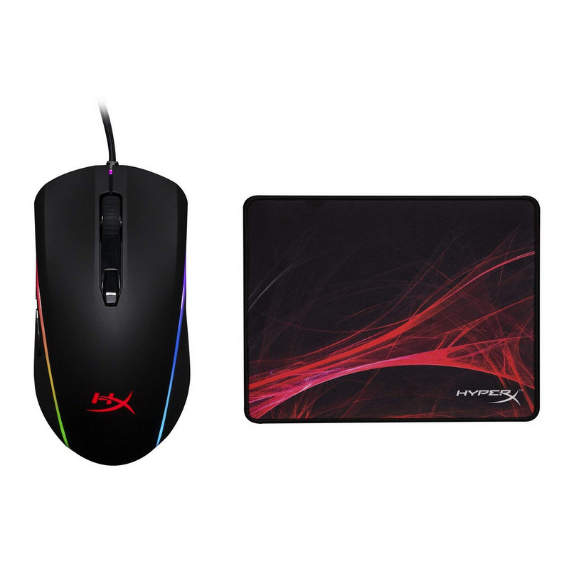HyperX Pulsefire Surge Ratón Gaming RGB 16000 DPI + HyperX FURY S Speed