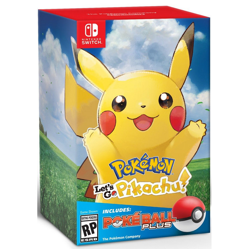 thumbnail image 2 of Pokémon Let's Go Pikachu Poke Ball Plus Set - UK 2 of 12