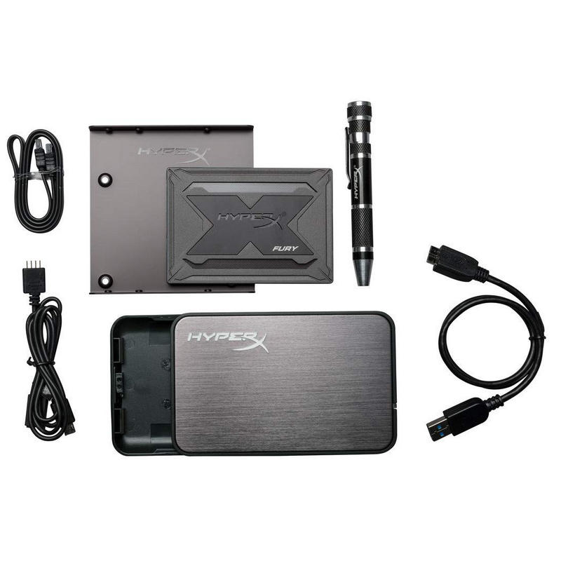 Kingston HyperX FURY SSD 480GB RGB SATA3 Bundle | PcComponentes.com