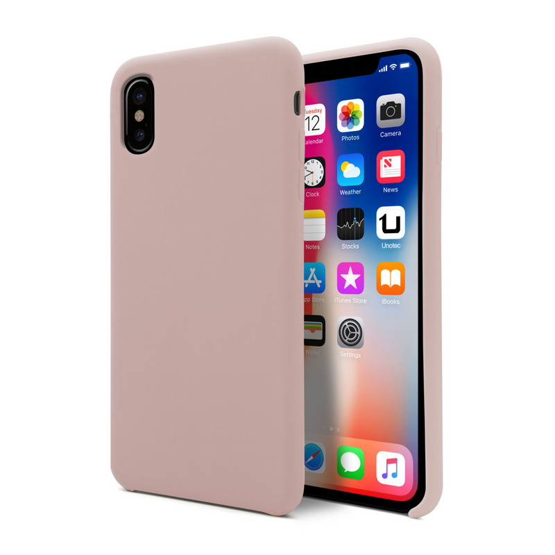 Unotec Soft Funda Rosa para iPhone X/XS