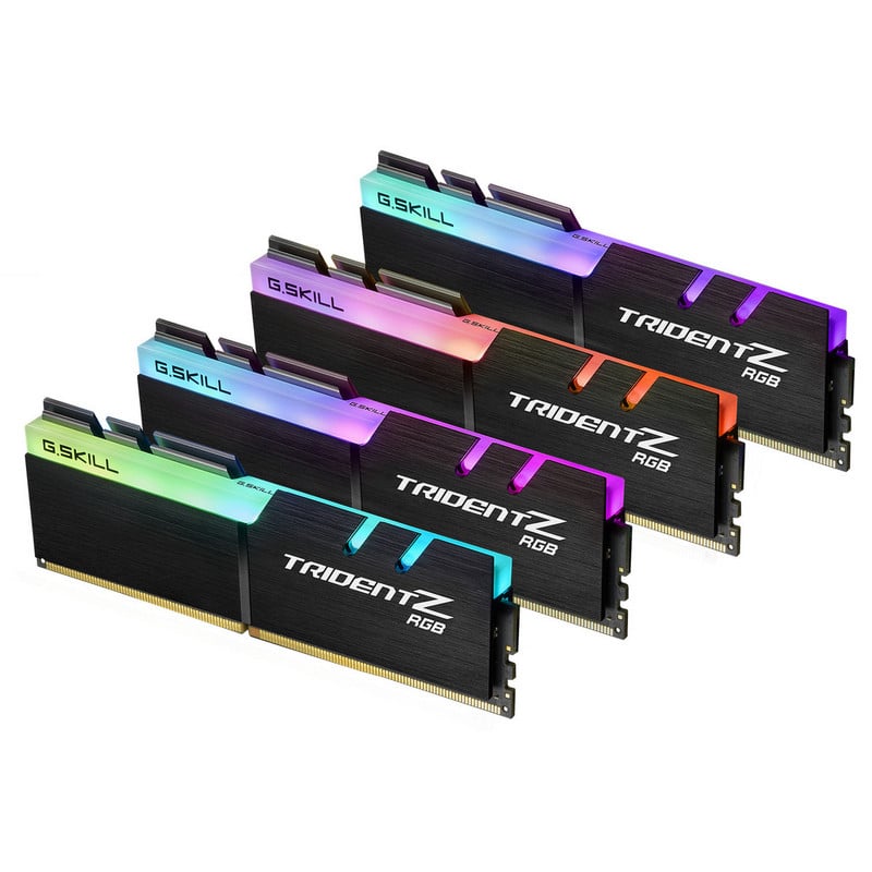 G.Skill Trident Z RGB (AMD) DDR4 3200 PC4-25600 32GB 4x8GB CL16 video