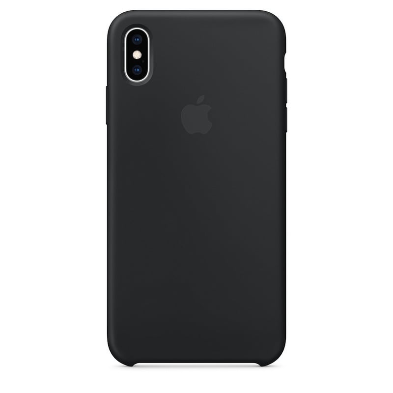 Image of Custodia Apple in silicone nero per iPhone XS Max