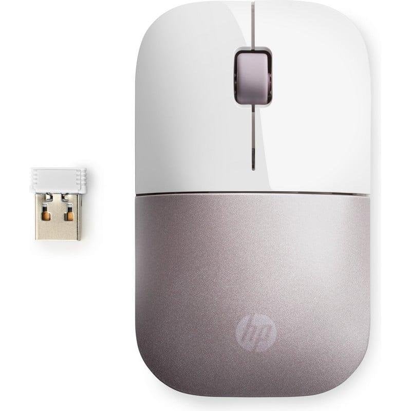 Ratón HP Z3700 Sem Fios 1200DPI Rosa Ambidestro Portátil