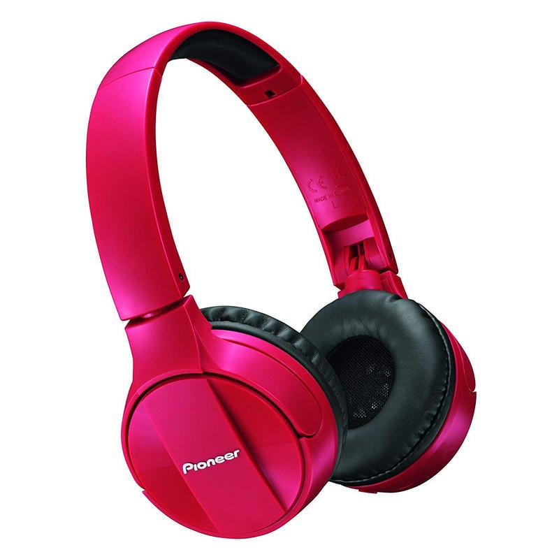 Pioneer SE-MJ553BT Auriculares Bluetooth Rojo