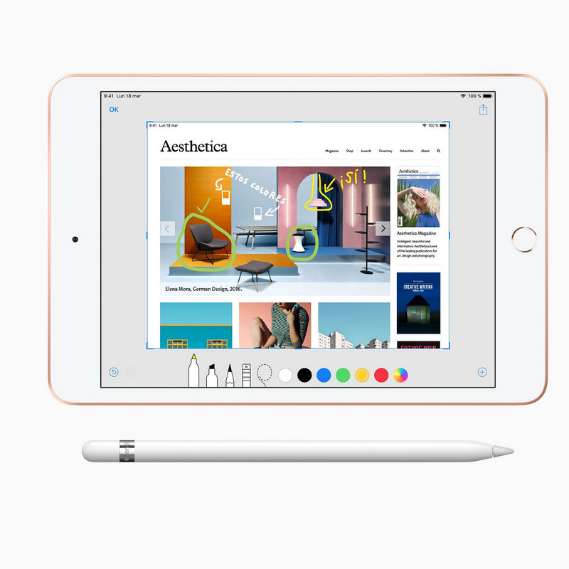 Tablet Apple iPad Mini 5 64GB Wifi + Cellular Gris Espacial