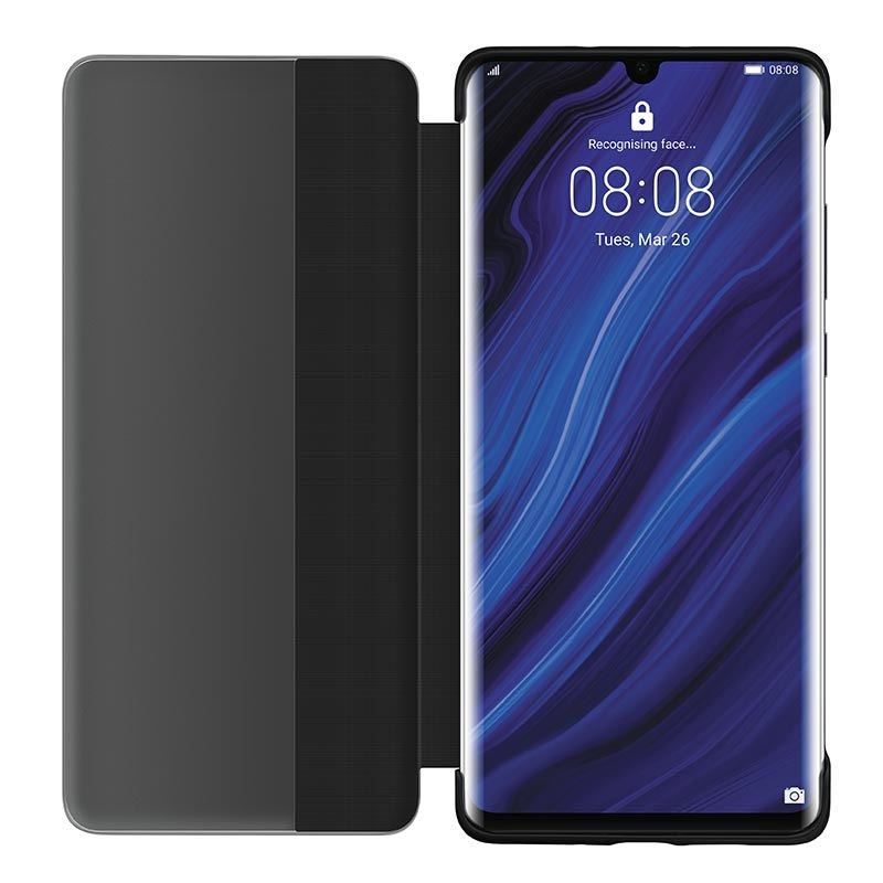 HUAWEI - P30 Custodia Flip Cover, Accessorio Originale, Nero