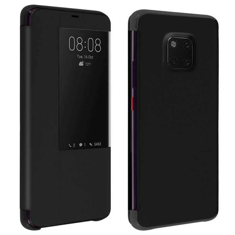Image of Custodia Avizar nera con finestra Smart Touch per Huawei Mate 20 Pro cod079