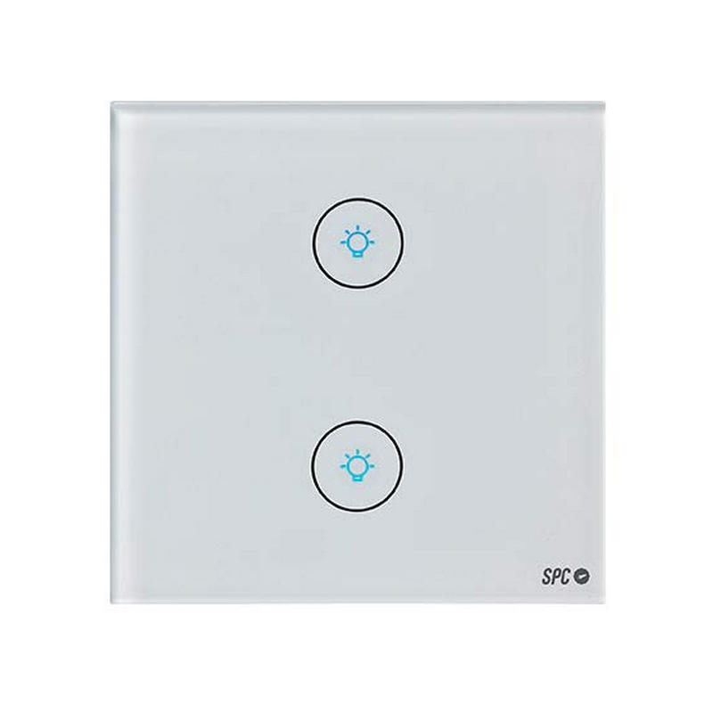 SPC Hemera Doble Interruptor Inteligente Wi-Fi de Pared