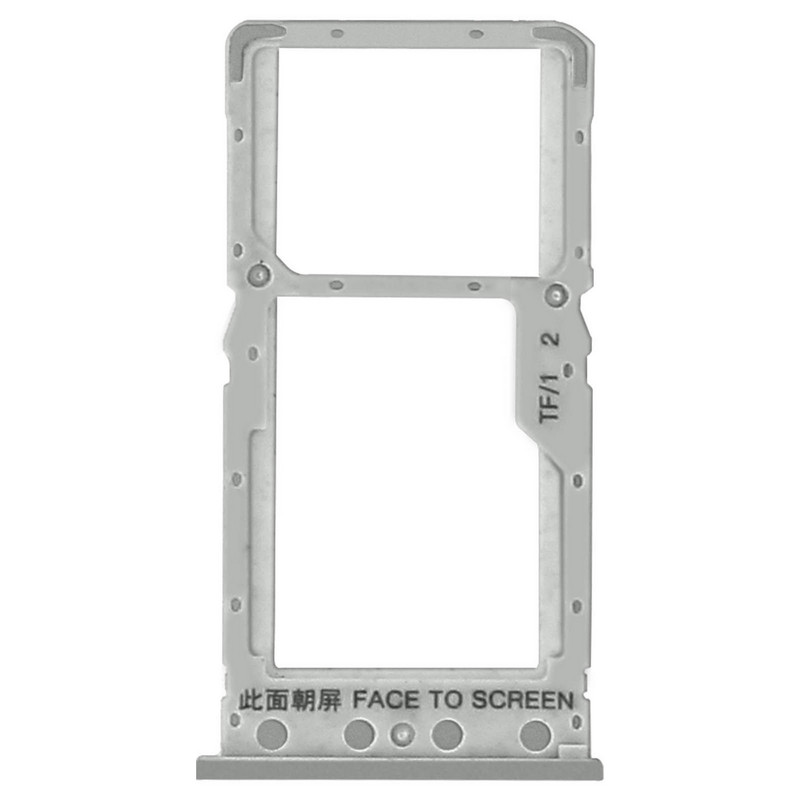 Avizar Repuesto Bandeja Tarjeta Nano SIM Plateada para Xiaomi Redmi 6