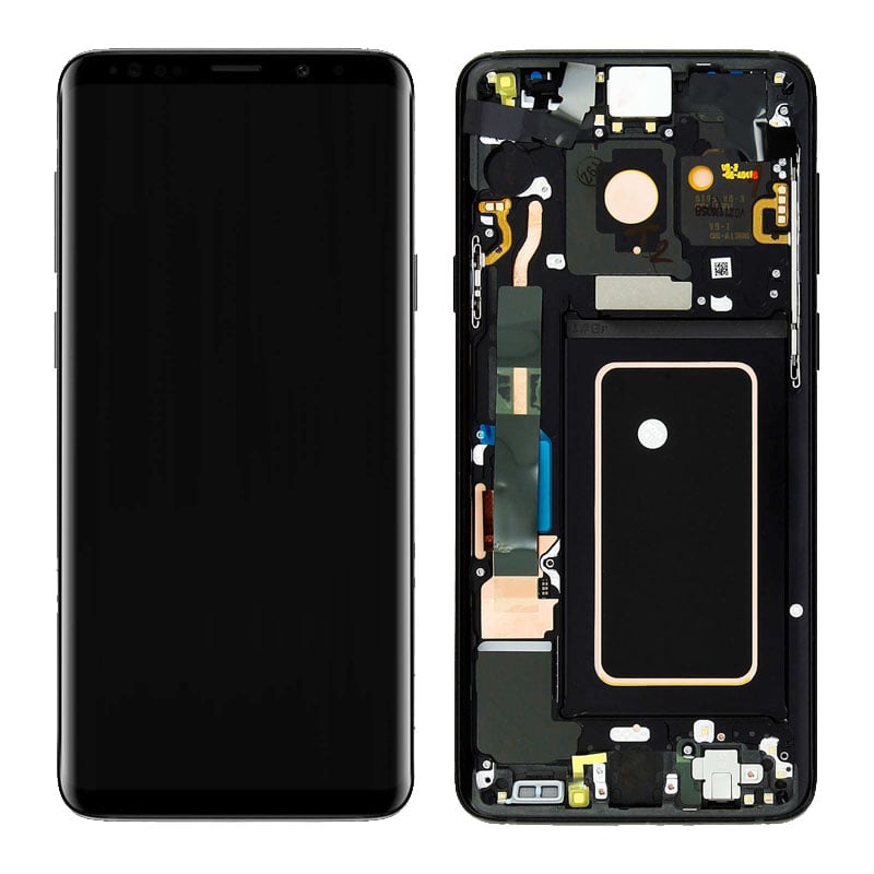 Image of LCD originale Samsung/touch screen/chassis nero per Samsung Galaxy S9 Plus