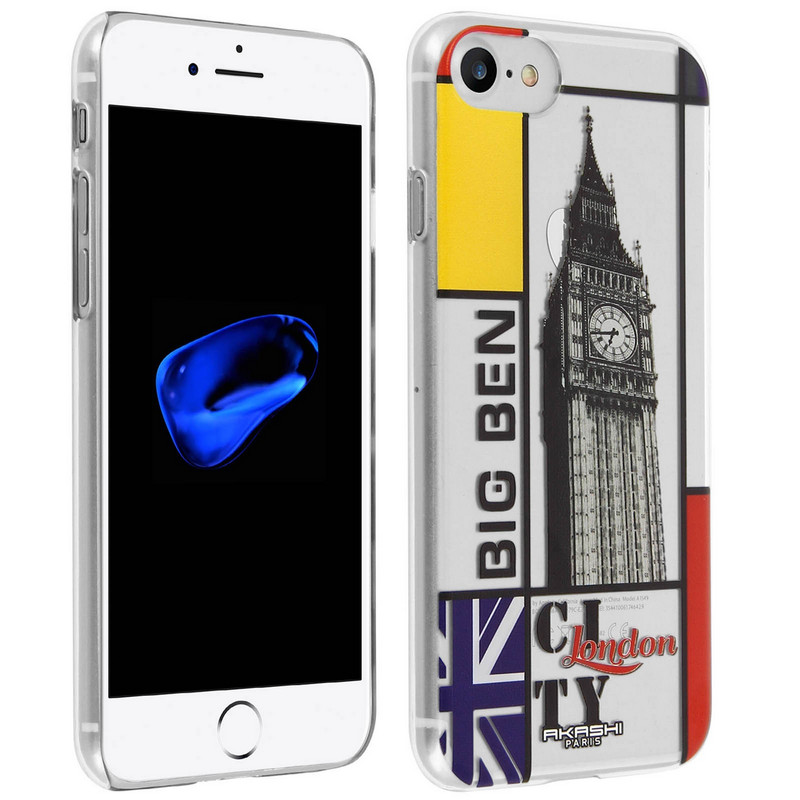 Image of Custodia trasparente Akashi Big Ben per iPhone 7/8