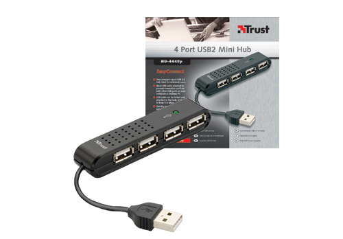 Trust Mini Hub 4 Puertos Usb2.0 Hu-4440p Trust Mini Hub 4 Puertos Usb2.0 Hu-4440p