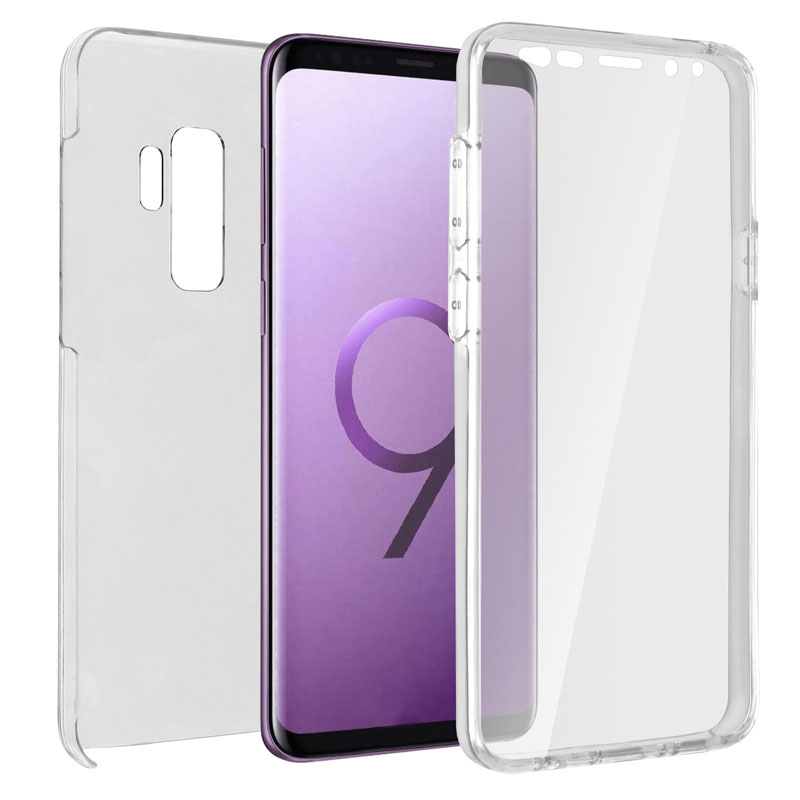 Image of Custodia in silicone trasparente doppia Avizar per Samsung Galaxy S9 Plus cod079
