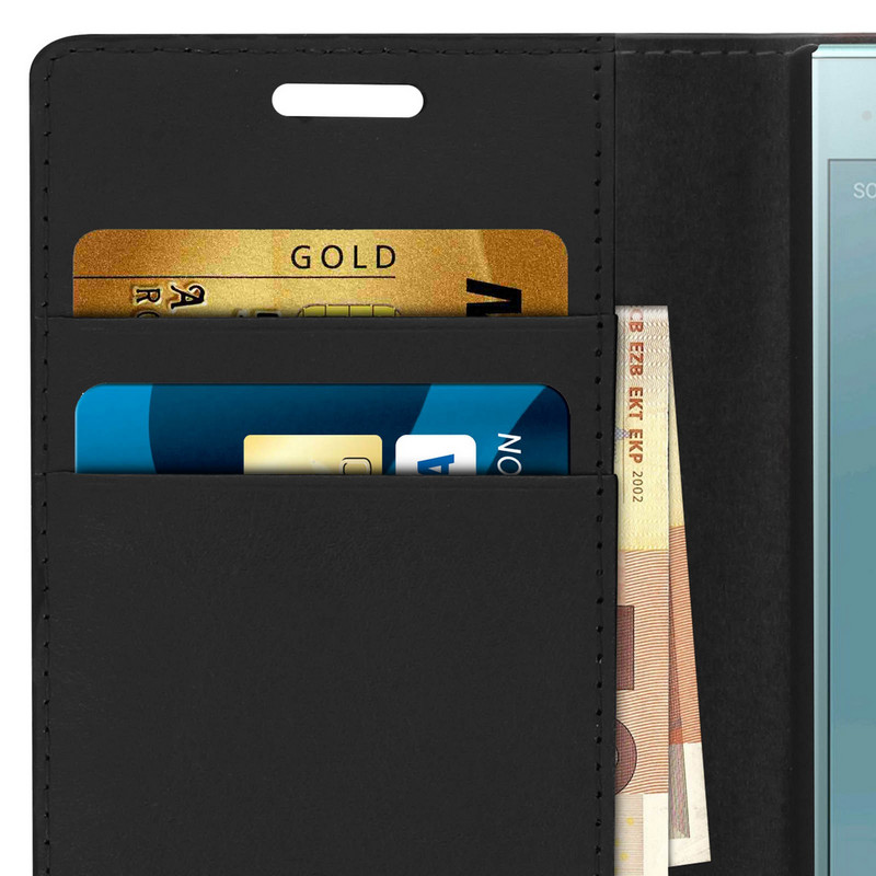 VQWQ Cover per Sony Xperia XZ2, Custodia a Portafoglio in Pelle PU Slot per Schede Libro Gatto Albero Supporto Antiurto Anti-Graffio Cordino Magnetica Flip Case Wallet per Maschio Donna -[KT]-Rosegold