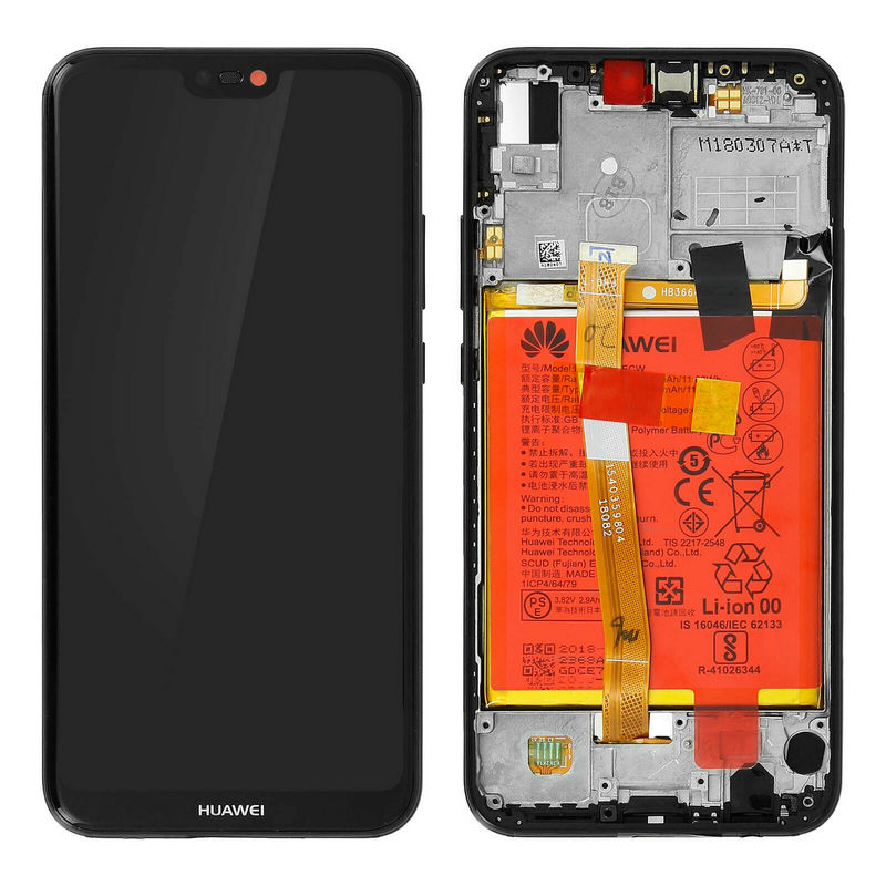 Image of Schermo LCD/touch screen nero sostitutivo Huawei per Huawei P20 Lite