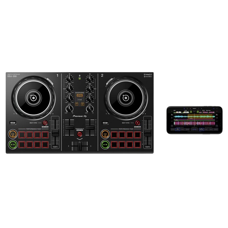 Pioneer DJ DDJ-200 Controller 2 canali per DJ | PcComponentes.it
