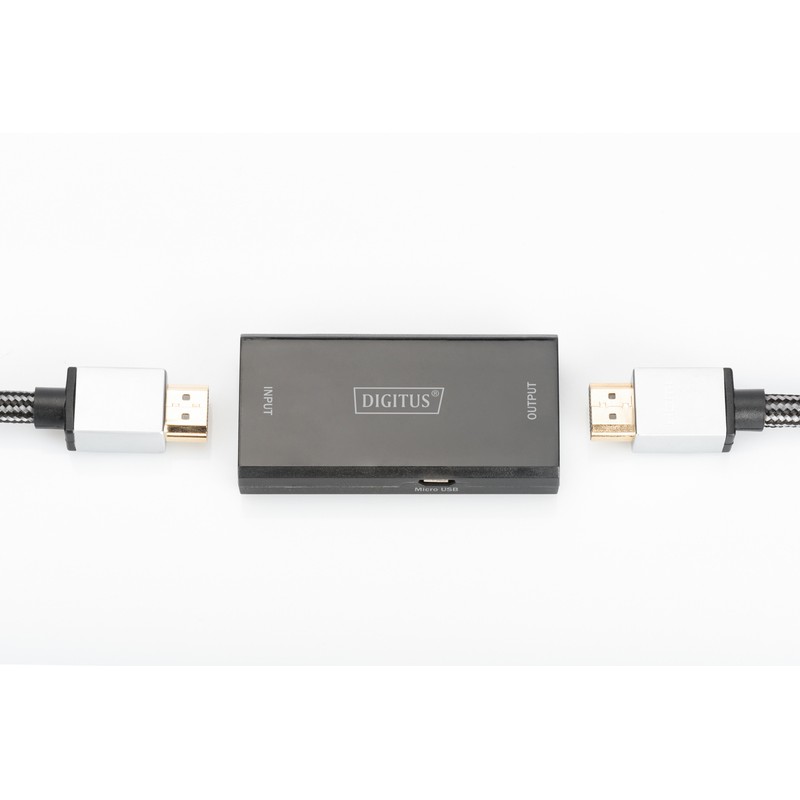 Repetidor DisplayPort DIGITUS - Extiende Señal Hasta 30 M, Compatible 8K/30 Hz, Alimentación Por USB-C