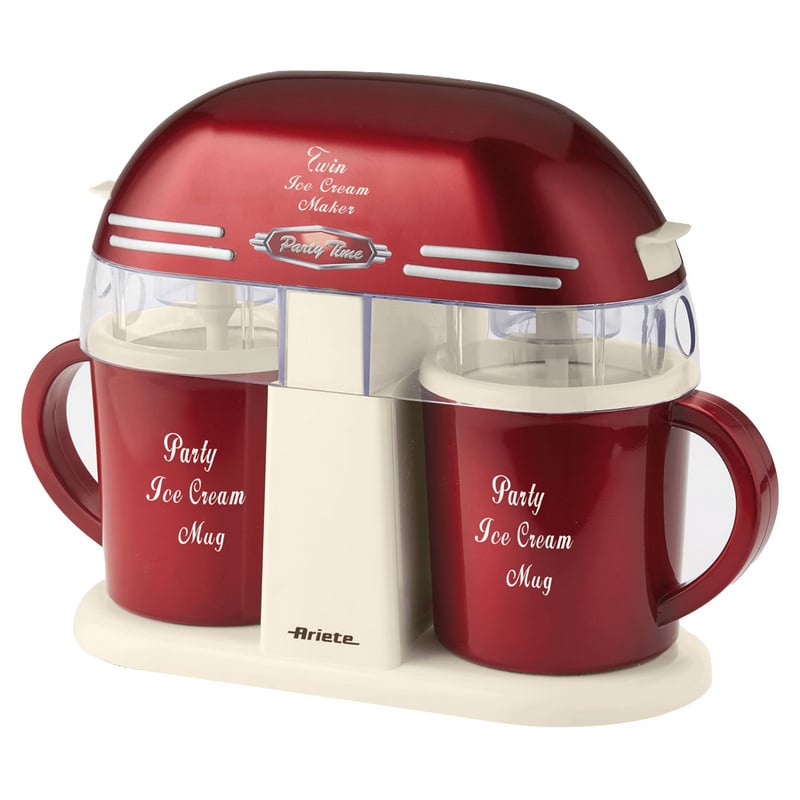 Ariete 631 Heladera Doble Party Time 9.5W 0.4L Roja video