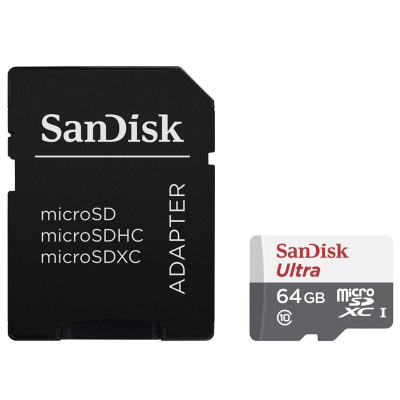 Image of Sandisk Ultra MicroSDXC 64 GB Classe 10 UHS-I + Adattatore