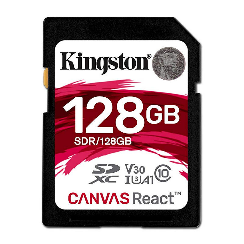 Карта памяти kingston sdxc 128gb canvas go plus uhs i u3 v30 90 170mb s