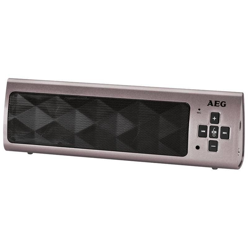 AEG BSS 4818 Altavoz Bluetooth Titanio