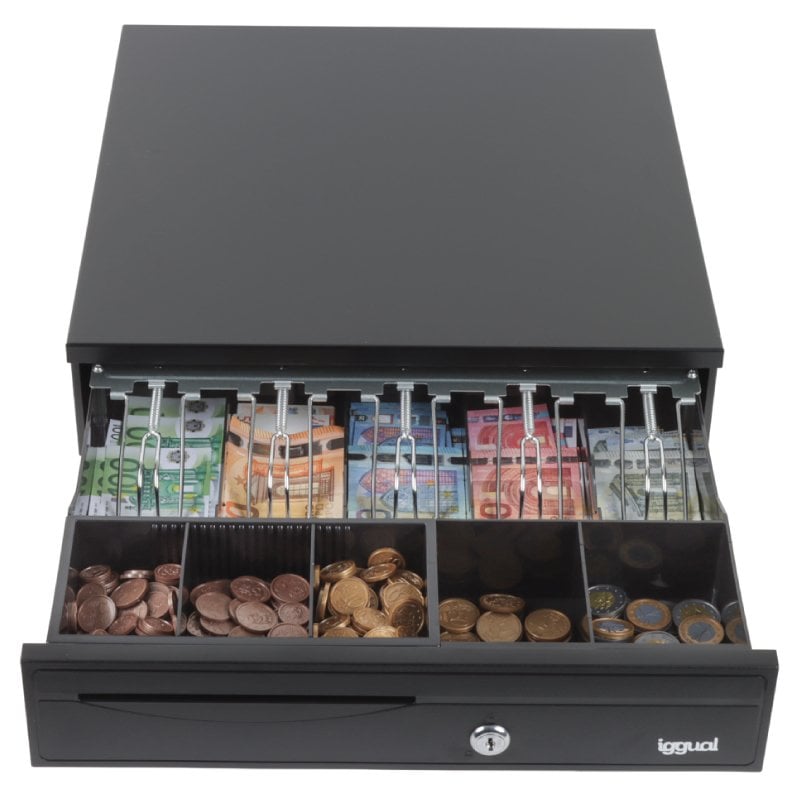 Iggual IRON-30 Cajón Portamonedas 42cm 5+5