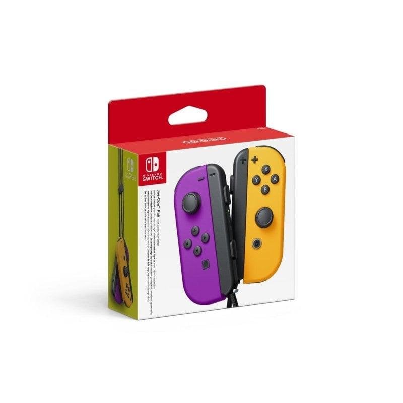 Nintendo Switch Joy-Con Set Izquierda/Derecha Morado Neón/ Naranja