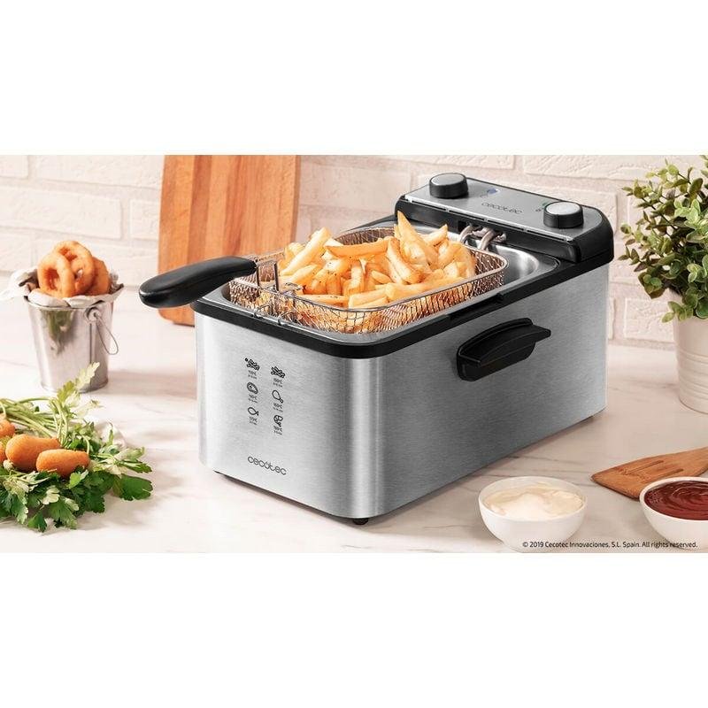 Cecotec - Friteuse CleanFry Infinity 3000 - 3 L - 2400W - Acier inoxydable - Image 5
