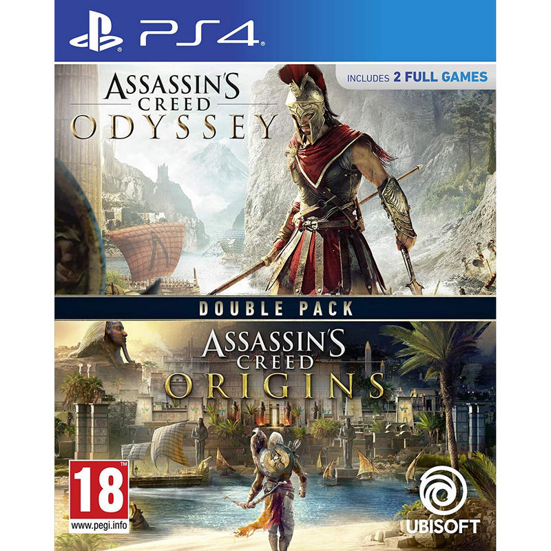 Assassin's Creed Origins + Assassin's Creed Odyssey Double Pack PS4