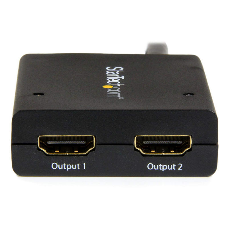 Splitter HDMI 1 In 2 Uscite 4K 30Hz | Emulatore EDID E Custodia In Alluminio Per Audio 7.1