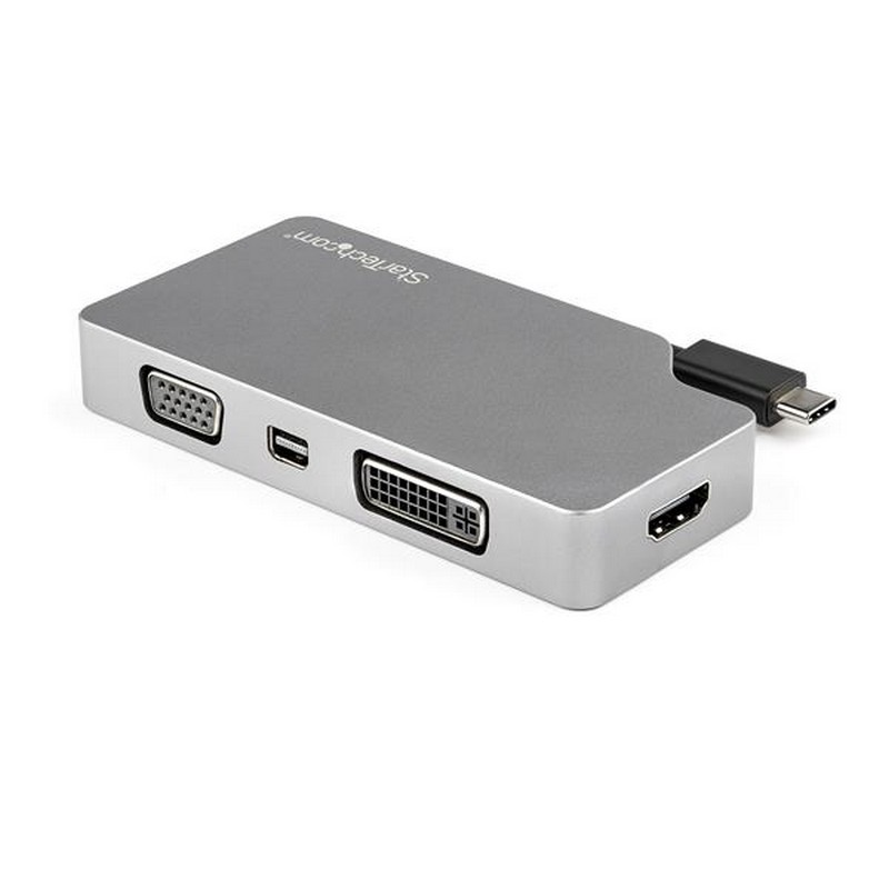StarTech Adaptador USB-C de Vídeo Multipuertos Gris Espacial