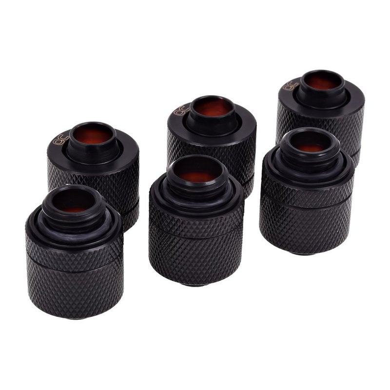 17387 hf 13/10 pack 6 arandelas de rosca g1/4 negro