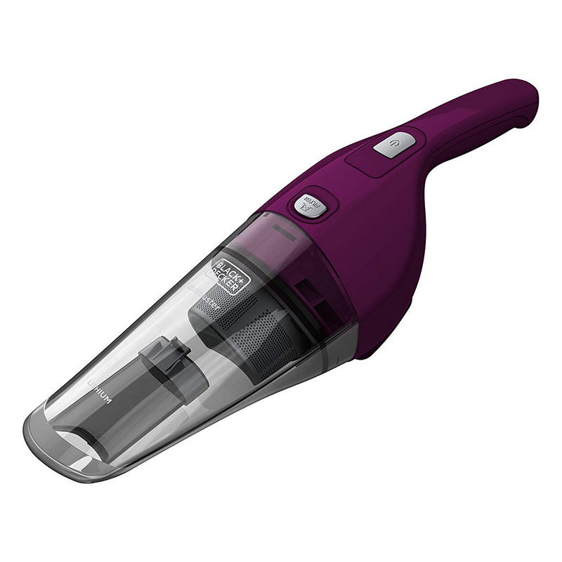 Black & Decker NVB115W Aspiradora de Mano sin Bolsa 3.6V 1.5Ah Violeta