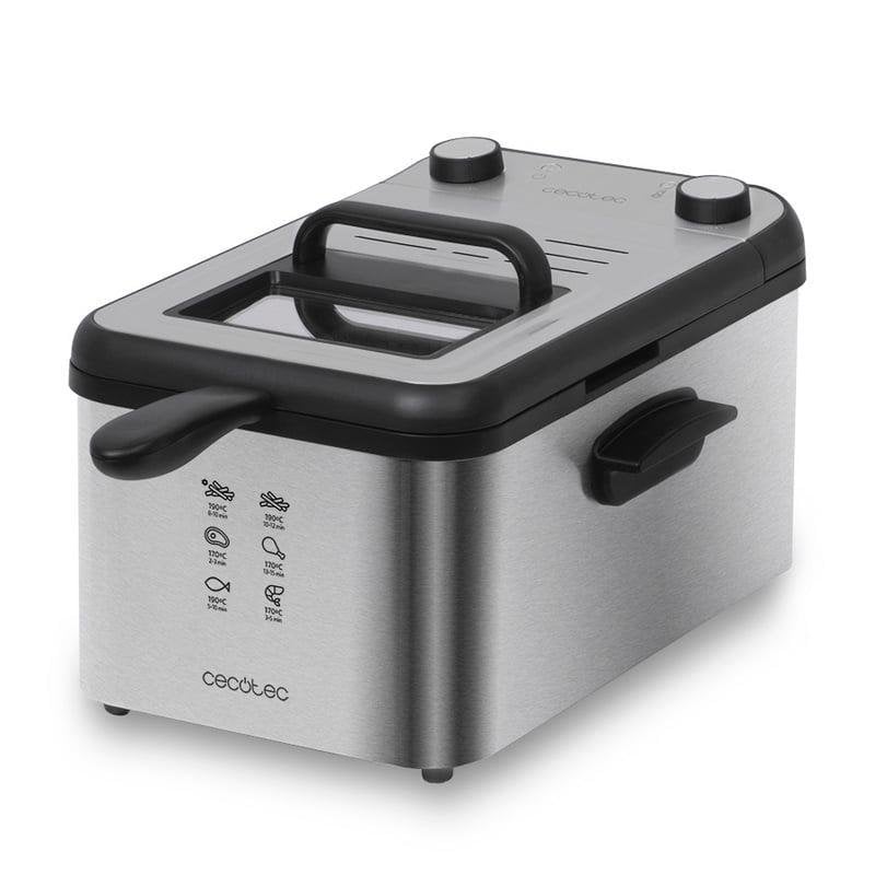 Friteuse Cecotec CleanFry Infinity 3000 Fenêtre 3L 2400W Filtre OilCleaner